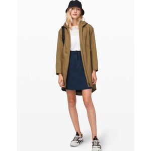 Lululemon On The Fly Skirt Size 6 True Navy Travel Woven™ Wrinkle-Free